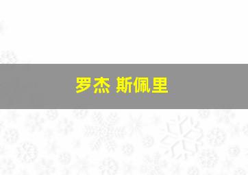 罗杰 斯佩里